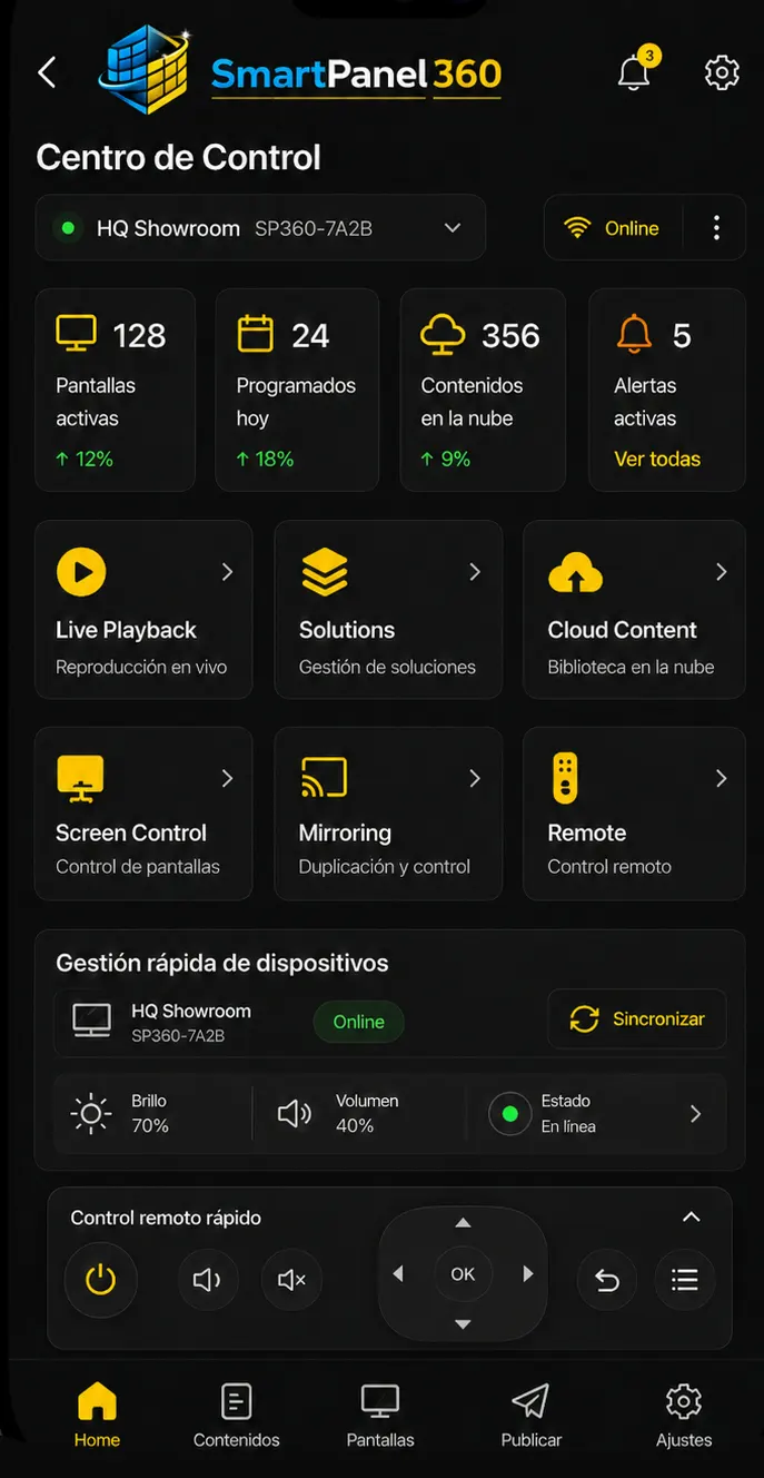 SmartPanel360 - Centro de Control