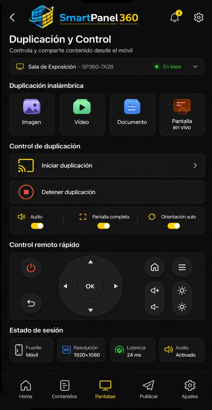 SmartPanel360 - Duplicación
